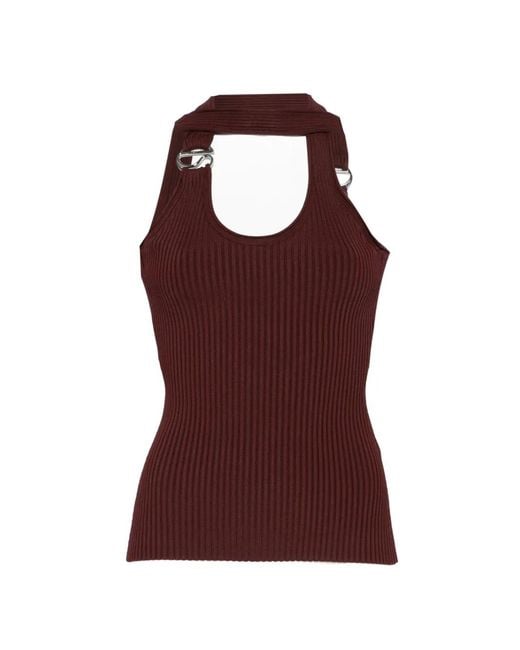 Coperni Red D-Ring Top