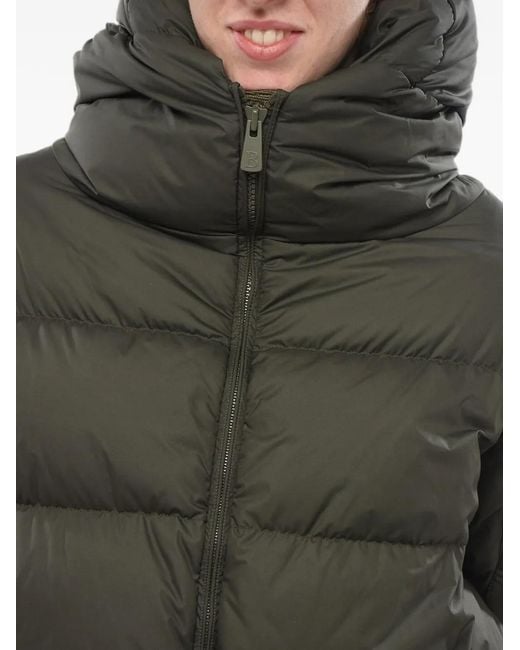 Bacon Gray Cloud Multi-Pocket Puffer Jacket