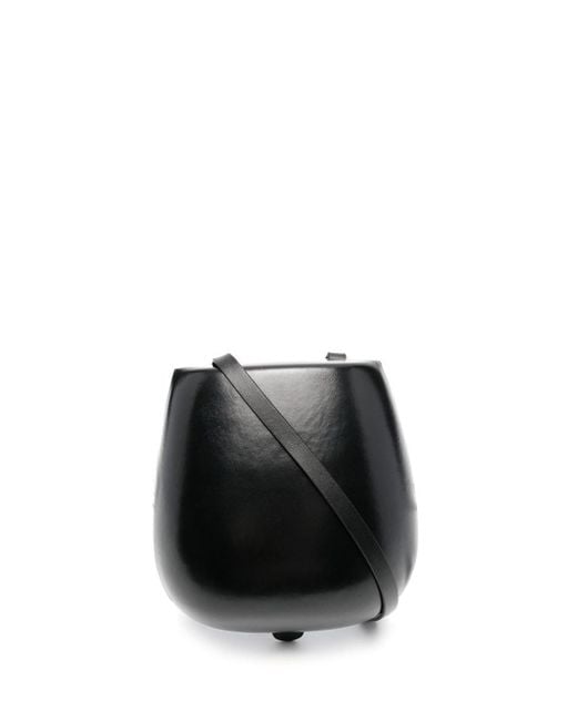 Lemaire Black Molded Tacco Crossbody Bag