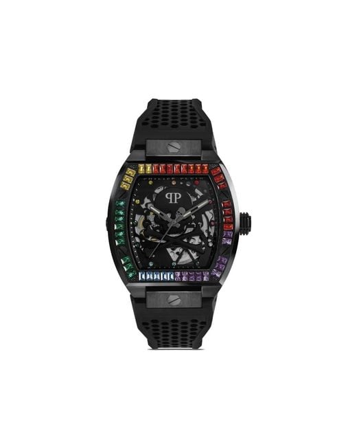 Philipp Plein Black The $Keleton 44Mm Watch
