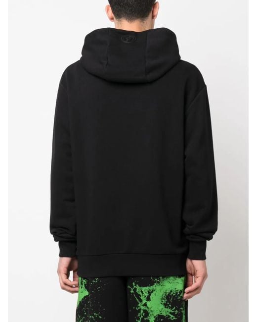 Philipp Plein Black Chrome Scratch Edition Hoodie for men