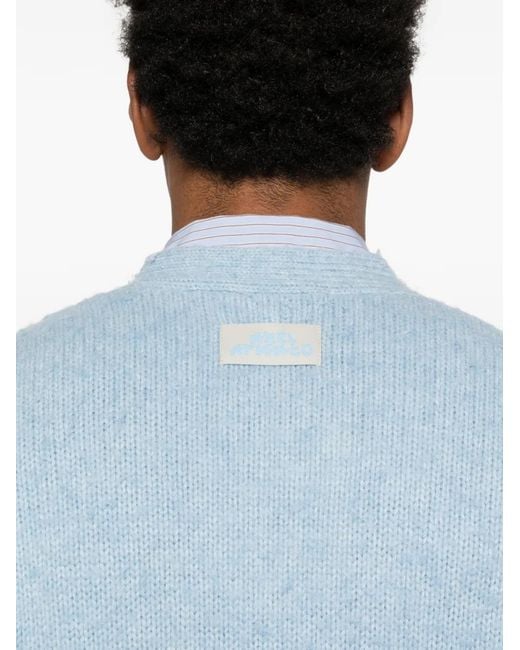 Axel Arigato Blue Studio Buttoned Cardigan for men