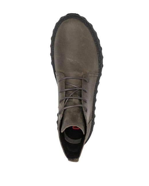 Camper Ground Leather Ankle Boots in 
