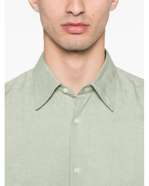 Fursac Green Long-Sleeve Shirt for men
