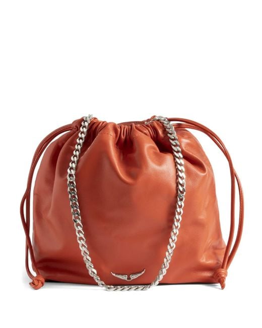Bolso Rock Today con cordón Zadig & Voltaire de color Red