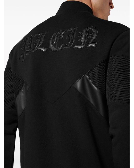 Veste de sport à logo brodé Philipp Plein pour homme en coloris Black