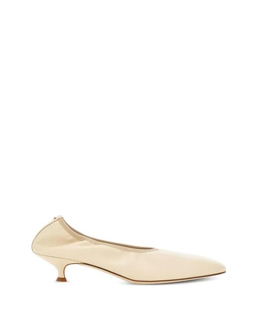 Aeyde Natural 30Mm Hermia Heeled Pumps