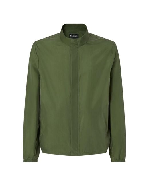 Zegna Green Zip Jacket for men