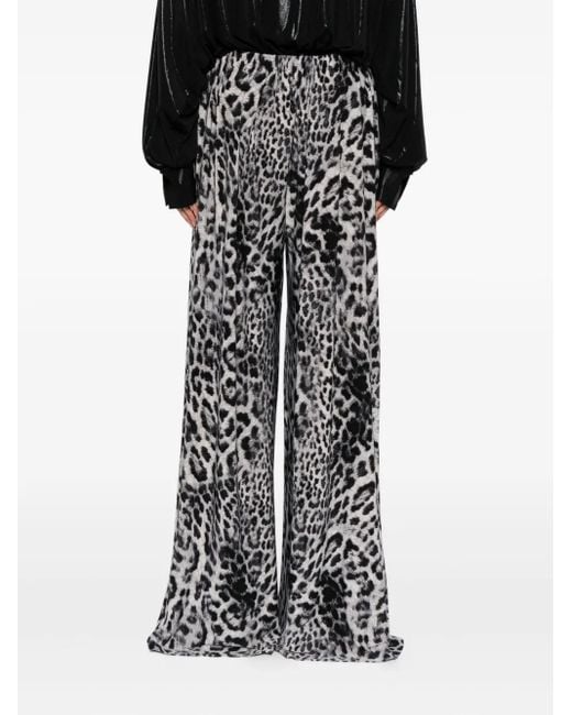 Norma Kamali Gray Pleated Trousers