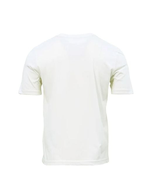 Pal Zileri White Graphic-Print T-Shirt for men