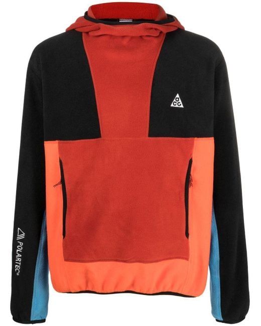 Nike Orange Acg Polartec® Hoodie for men
