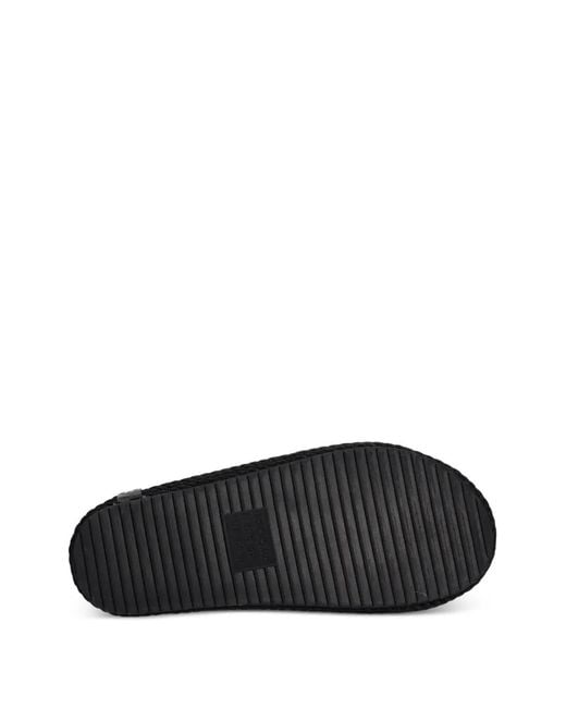 Bohonomad Black Sidney Buckle-Fastening Rope-Detail Espadrilles