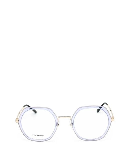 Marc Jacobs Natural Geometric-Frame Glasses