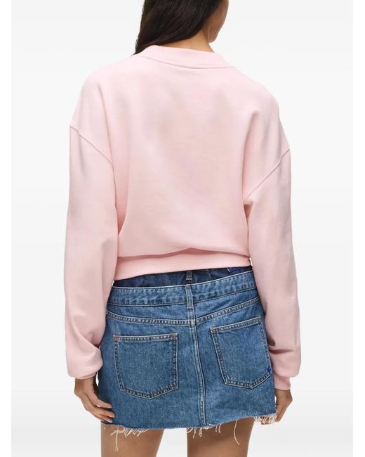 Karl Lagerfeld Pink Logo Sweatshirt