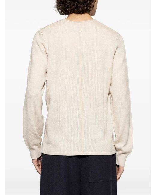 Rag & Bone White Crew-Neck Sweater for men