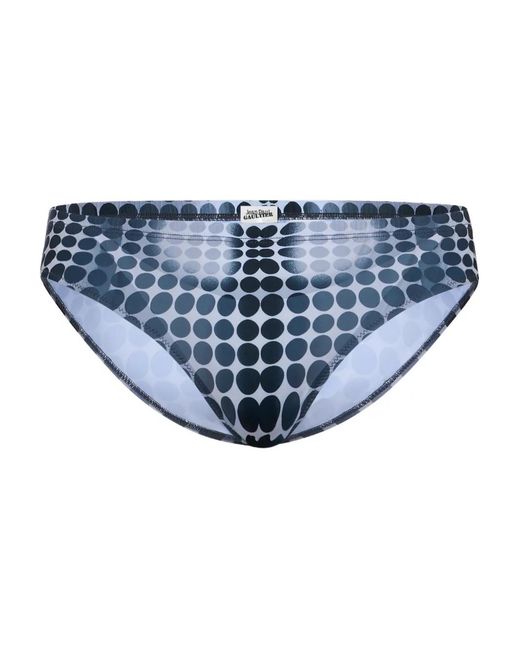 Jean Paul Gaultier Blue Re-Edition Printed Swim Brief for men
