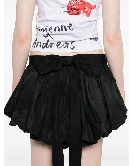 DSquared² Rokken ,Zwart ,Bow Detail Bubble Rok in het Black