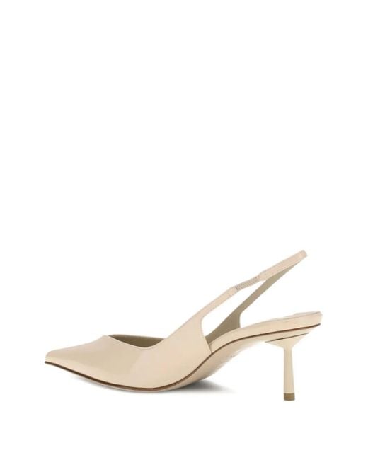 Le Silla White 60Mm Vivienne Slingback Pumps