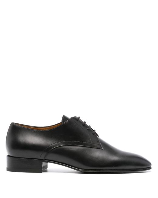 The Row Black Kay Leather Oxford