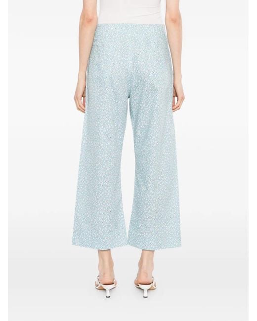 BLAKLACE Blue Floral Trousers