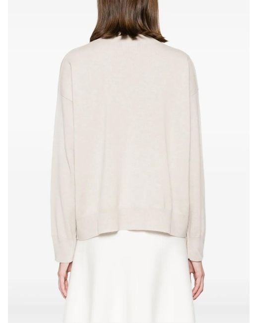 Fabiana Filippi Natural Ball-Chain Detailed Sweater