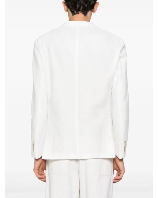 Eleventy Blazer Met Textuur in het White voor heren