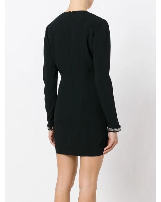 DSquared² Black V-Neck Dress