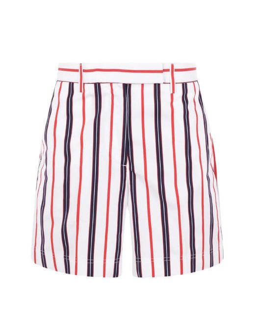Thom Browne レディース レッド ストライプ ショートパンツの通販はau