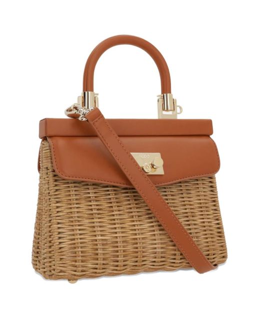 Rodo Brown Small Paris Shoulder Bag