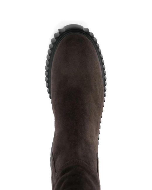 Agl Attilio Giusti Leombruni Black Stiefeletten aus Wildleder 60mm