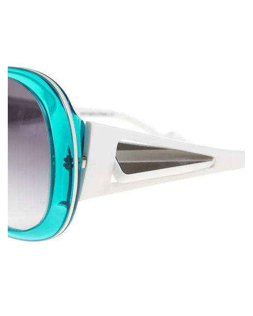 Courreges Blue Jackie O Sunglasses