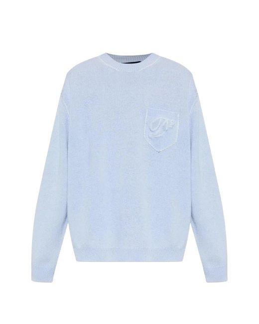 DSquared² Blue Pocket Knit Jumper for men
