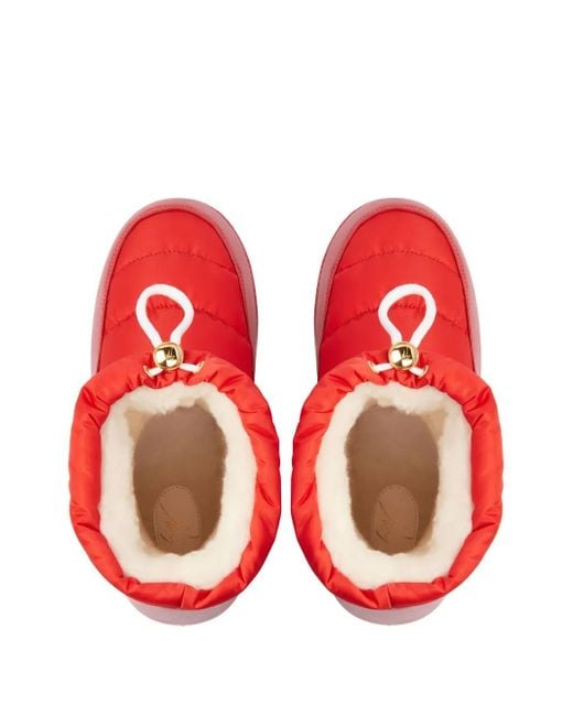 メンズ Giuseppe Zanotti Aspen パデッドブーツ Red