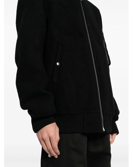 Rick Owens Black Classic Flight Jacket for men