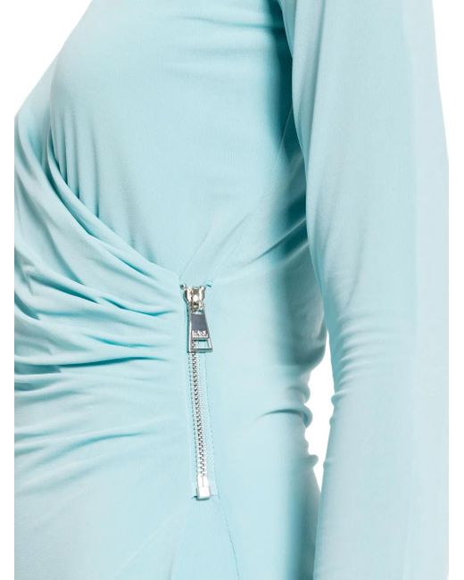 Karl Lagerfeld Blue Zip Dress