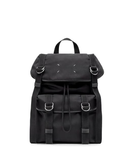 Maison Margiela Black High-Tech Medium Backpack