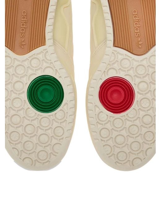 Adidas Natural X Footshop Quell Beats Rose-Embellished Sneakers for men