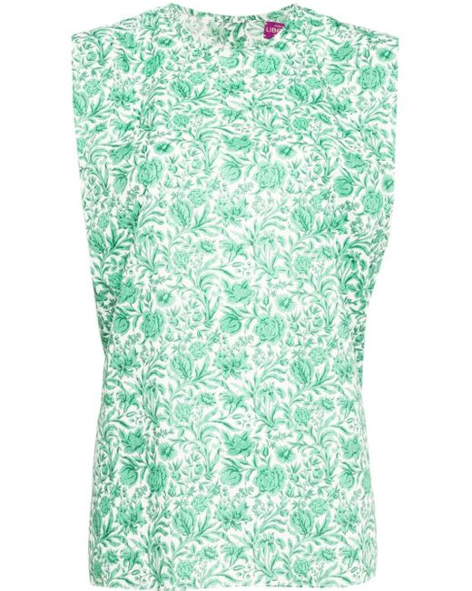 Blusa Liberty con estampado floral JNBY de color Green