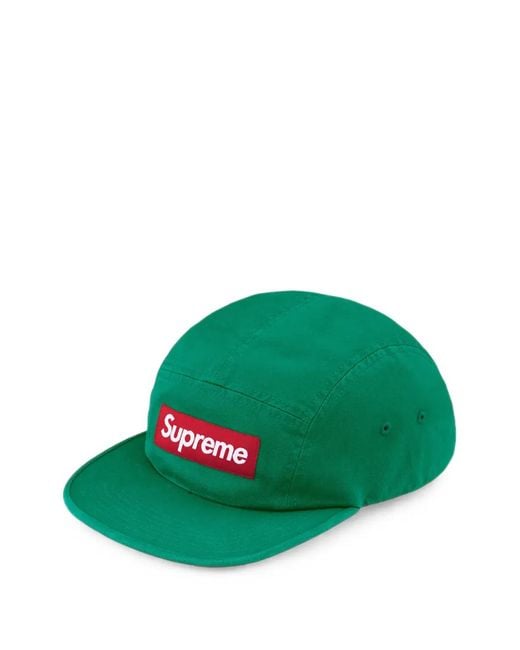 Supreme Green Washed Chino-Twill Cap for men