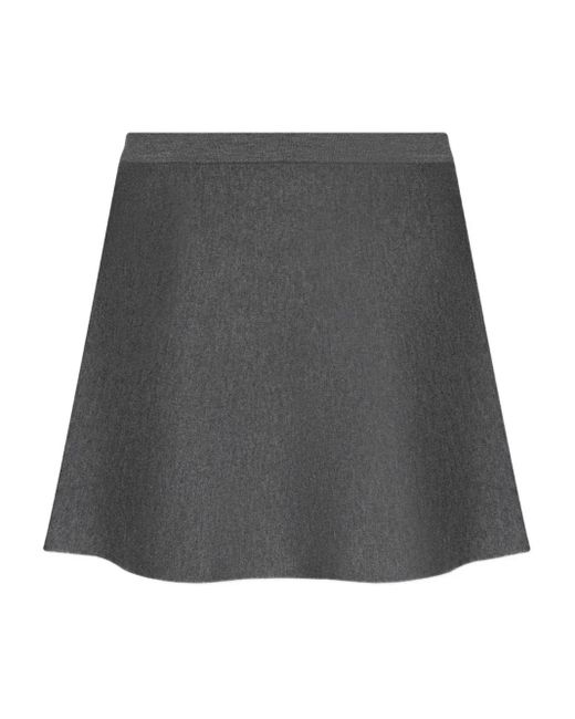 Samsøe & Samsøe Gray Salula Ribbed Skirt