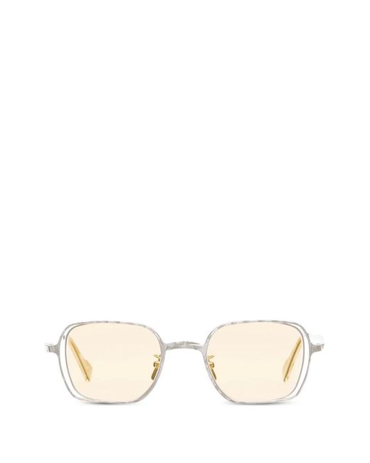 Kuboraum Natural Mask H22 Hammered-Effect Sunglasses