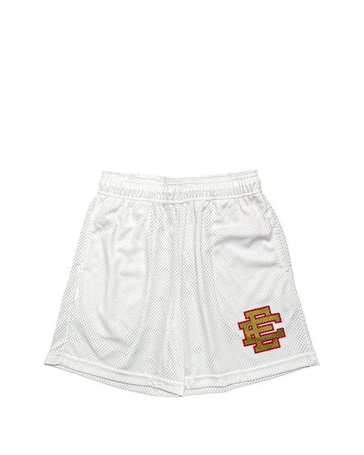 Eric Emanuel White Ee Basic Mesh Shorts for men