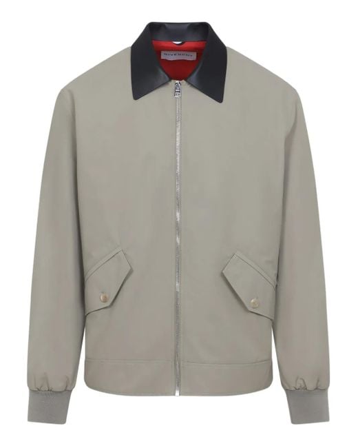 Bomber Con Colletto A Contrasto di Givenchy in Gray da Uomo