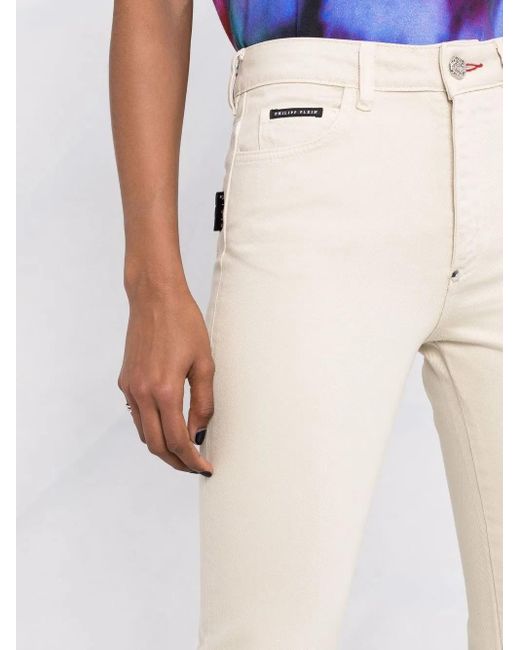 Philipp Plein Flared Jeans in het Multicolor