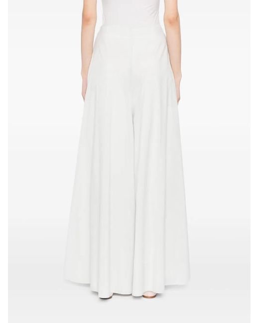 Pantalones Hadia Ruohan de color White