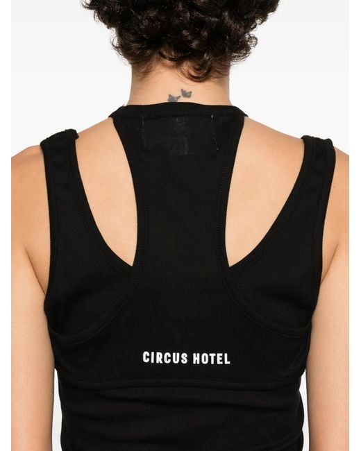 Circus Hotel Black Halterneck Top