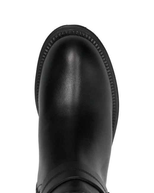 Albano Laarzen Met Gespbandje in het Black