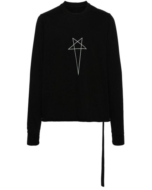 Rick Owens Sweatshirt mit Logo-Print in Black für Herren