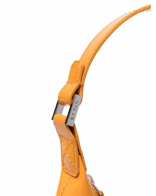 By Far Orange Mini Amber Shoulder Bag