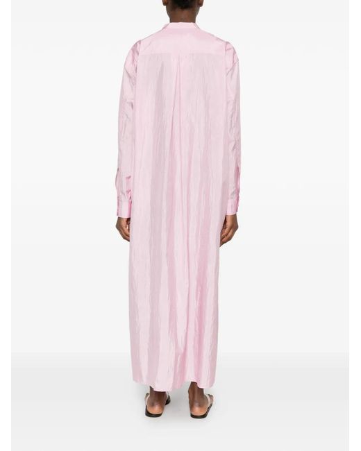 Jil Sander Pink Buttoned Dress